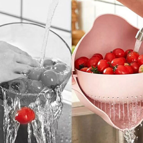 Passoire de cuisine multifonction 2 en 1 – Image 1