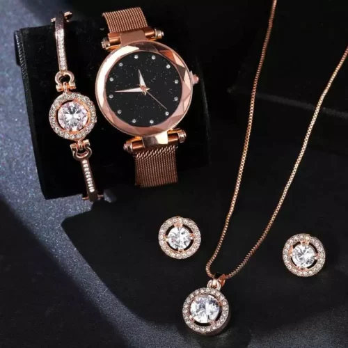 Ensemble de montres à Quartz pour femmes, 5 pièces – Image 1