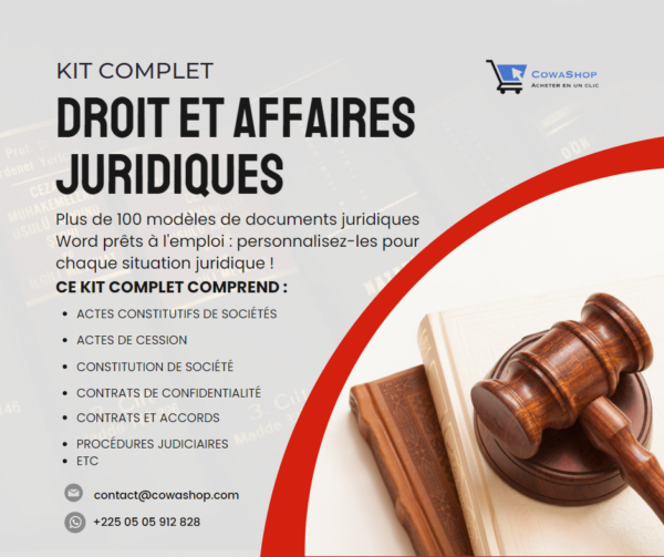 kit droit et affaire juridique