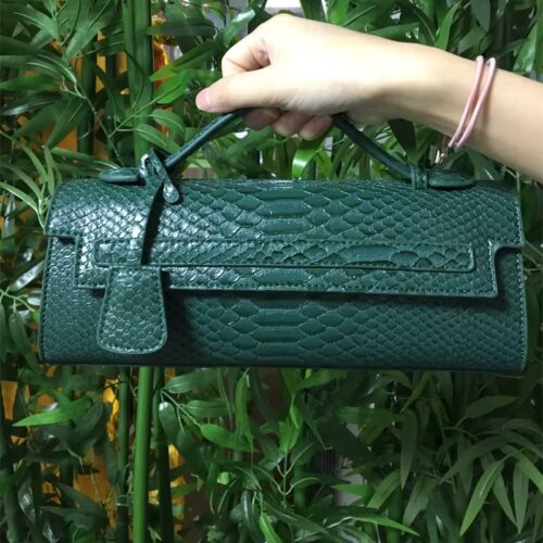 Sac à Main Élégant Motif Autruche – Image 3